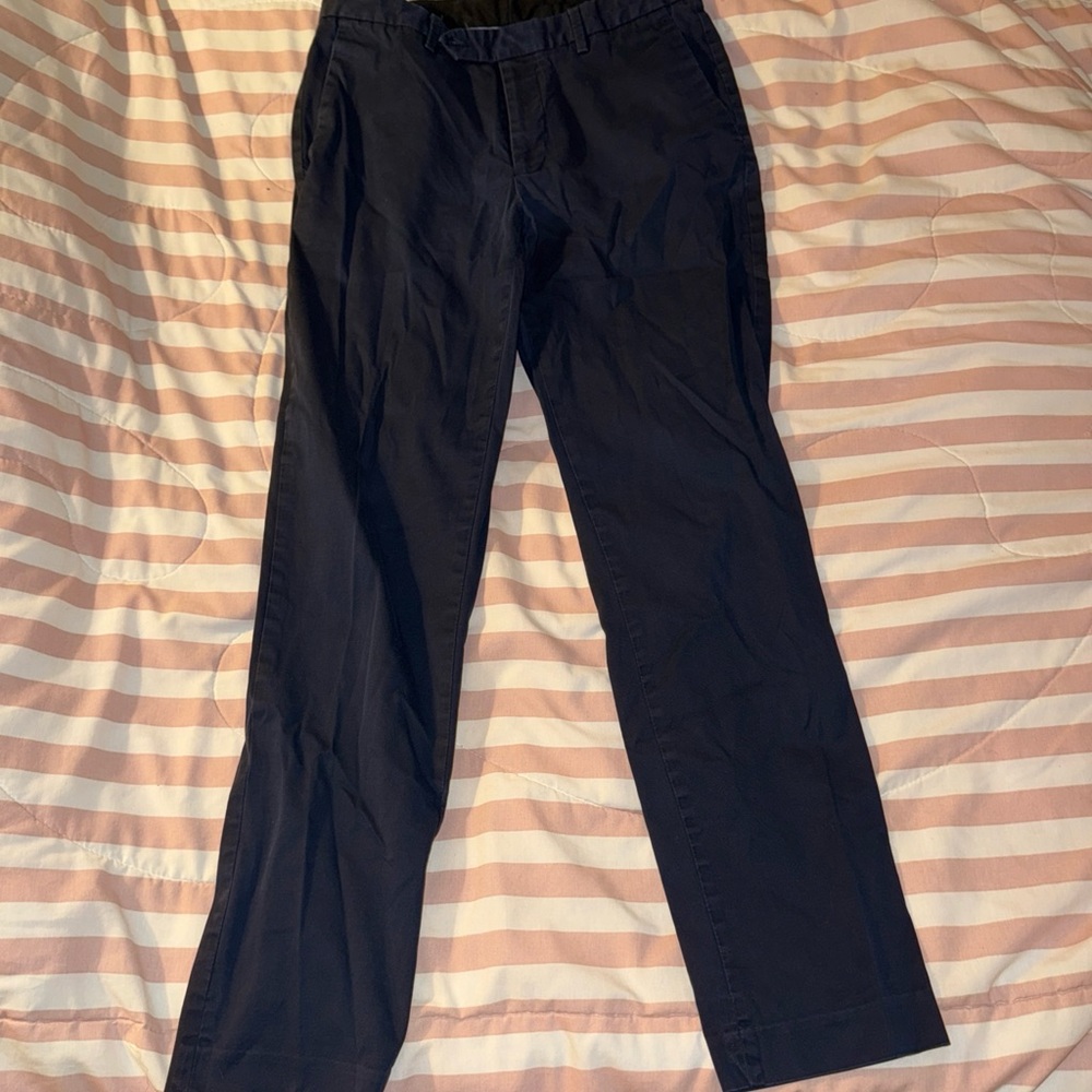 J. Crew Pants Men’s 31”Wx32”L Chinos Classic Straight-Leg Bowery Slim Fit Blue